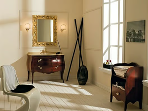 BELLAGIO 11 - Classic style wooden vanity unit with drawers - Washbasin cabinet by LASA IDEA