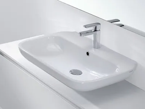 CLEAR 01 - Ceramic washbasin - Washbasin by LASA IDEA