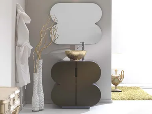 FLUX_US 13 - Floor-standing vanity unit - Washbasin cabinet by LASA IDEA