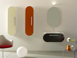 FLUX_US 4 - Wall-mounted vanity unit with drawers - Washbasin cabinet by LASA IDEA