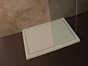 LIBECCIO - Rectangular resin shower tray - Shower tray by LASA IDEA