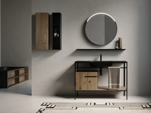 MAKE 20 - Sectional bathroom cabinet - Washbasin cabinet by LASA IDEA