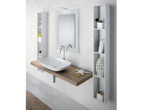 METROPOLIS 03 - Single washbasin countertop - Washbasin by LASA IDEA