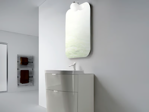 METROPOLIS 11 - Wall-mounted vanity unit with drawers - Washbasin cabinet by LASA IDEA