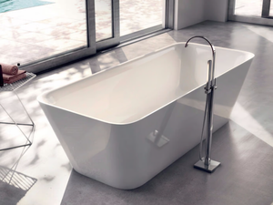 SHAPE 01 - Freestanding rectangular bathtub - Bathtub by LASA IDEA