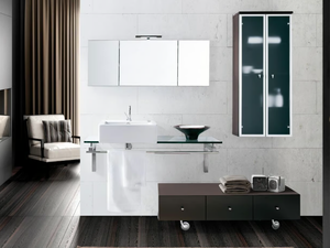 TIFFANY 810 - Single crystal washbasin countertop - Washbasin by LASA IDEA