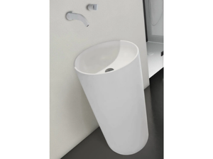 TUBO - Freestanding round washbasin - Washbasin by LASA IDEA