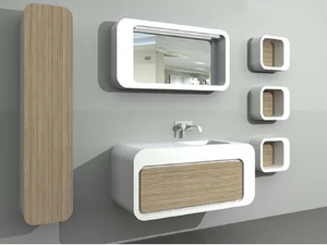 UnopuntoZero COMP 7 - Vanity unit - Washbasin cabinet by LASA IDEA