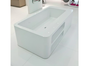 UNOPUNTOZERO - Freestanding rectangular bathtub - Bathtub by LASA IDEA