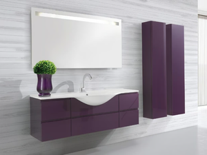 VANITY 01 - Vanity unit with drawers - Washbasin cabinet by LASA IDEA