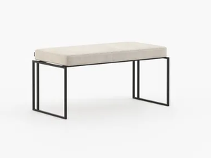 ACHILLES - Upholstered fabric bench - Bench by Laskasas