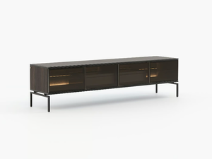 AUSTEN - Wood and glass TV cabinet - Cabinet by Laskasas