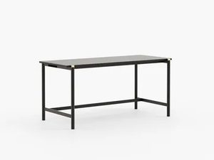 BELGRADO - Rectangular wooden writing desk with drawers - Desk by Laskasas
