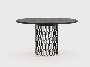 BRENDA - Round wooden dining table - Table by Laskasas
