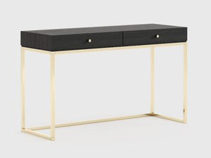 ESTER - Stainless steel and wood dressing table - Table by Laskasas