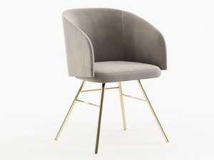 FERRARA - Upholstered chair with armrests - Chair by Laskasas