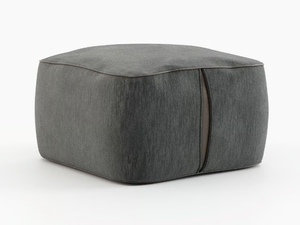 FRASER - Square fabric pouf - Pouf by Laskasas