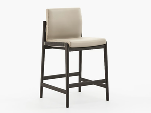 JAYNE - High leather stool - Stool by Laskasas
