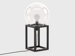 JONES - Glass and iron table lamp - Table lamp by Laskasas