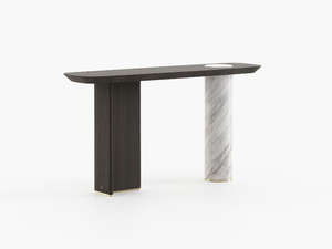 KAHLO - Marble and wood console table - Console by Laskasas