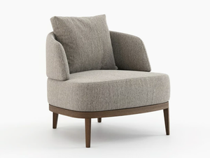 KEROS - Fabric armchair with armrests - Armchair by Laskasas