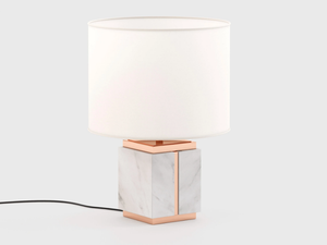 LITTLE JACK - Nero Marquina marble table lamp - Table lamp by Laskasas