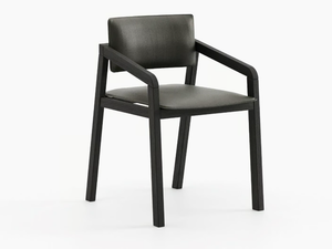 MULL - Wooden chair with integrated cushion - Accessories by Laskasas