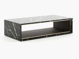 NILO - Rectangular marble coffee table - Coffee table by Laskasas