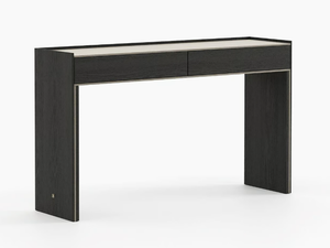 SAMOS - Rectangular wooden console table with drawers - Console by Laskasas