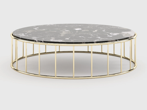 STILL - Low round marble coffee table - Coffee table by Laskasas