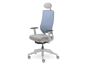 ARCUS 241 BO HO - Swivel office chair with 5-Spoke base with headrest - Office Chair by LD Seating