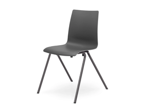 EVO 010-N5 BR - Stackable plastic training chair - Chair by LD Seating