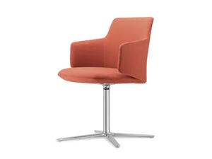 MELODY MEETING 360 F25-N6 - Fabric training chair with 4-spoke base - Chair by LD Seating
