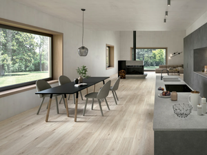 BIO ATTITUDE COTTON - Porcelain stoneware wall tiles / flooring with wood effect - Wall tile-stone-brick by LEA CERAMICHE