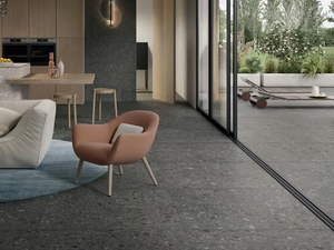 CLUSTER DARK - Indoor/outdoor porcelain stoneware wall/floor tiles with stone effect - Wall tile-stone-brick by LEA CERAMICHE