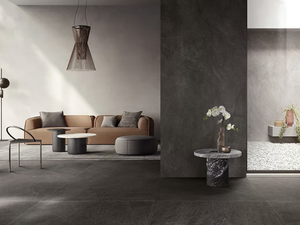 SLIMTECH NEXTONE NEXT DARK - Porcelain stoneware wall/floor tiles with stone effect - Wall tile-stone-brick by LEA CERAMICHE