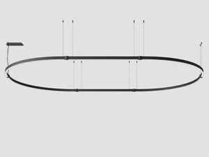 APEX OVAL - LED aluminium pendant lamp - Ceiling lamp by LedsC4