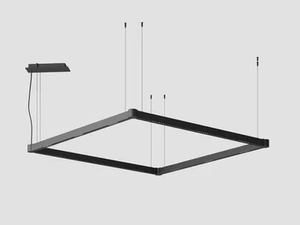 APEX SQUARE - LED aluminium pendant lamp - Ceiling lamp by LedsC4