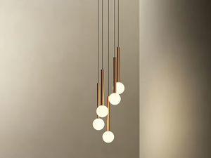 CANDLE 5 - LED steel pendant lamp - Ceiling lamp by LedsC4