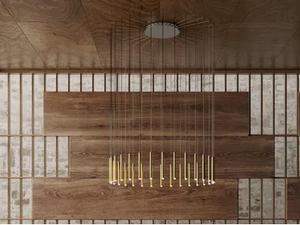 CANDLE - LED steel pendant lamp - Ceiling lamp by LedsC4