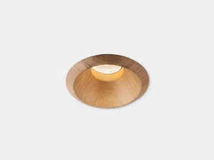 PLAY RAW AG67 - Recessed LED round walnut spotlight - Functional light by LedsC4