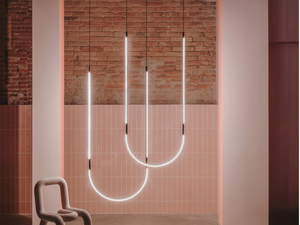 TUBS MODULAR - LED aluminium pendant lamp - Ceiling lamp by LedsC4