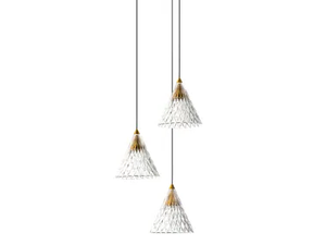 VENETO - 3 - LED PMMA pendant lamp - Ceiling lamp by LedsC4