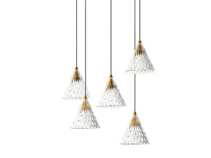 VENETO - 5 - LED PMMA pendant lamp - Ceiling lamp by LedsC4