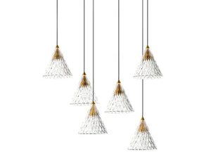 VENETO - 6 - LED PMMA pendant lamp - Ceiling lamp by LedsC4