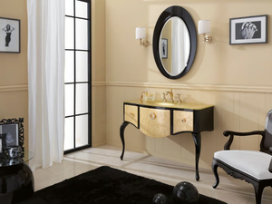 GLAM 03 - Console sink with drawers - Washbasin cabinet by LEGNOBAGNO