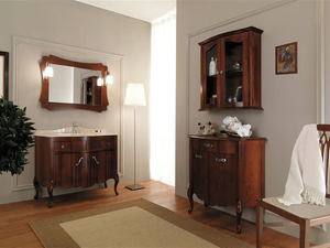 NARCISO 5 - Wooden vanity unit - Washbasin cabinet by LEGNOBAGNO