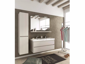 SOHO S15 - Wall-mounted vanity unit with drawers - Washbasin cabinet by LEGNOBAGNO