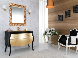 VANITY 5 - Wooden vanity unit with drawers - Washbasin cabinet by LEGNOBAGNO