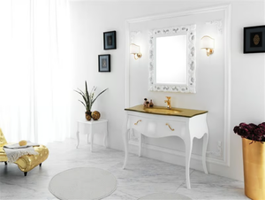 VANITY 6 - Wooden vanity unit - Washbasin cabinet by LEGNOBAGNO
